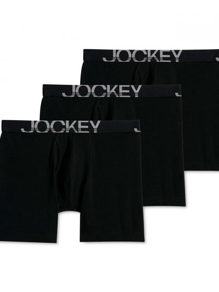 Трусы-боксеры ActiveStretch 7 дюймов — 3 шт. Jockey черный