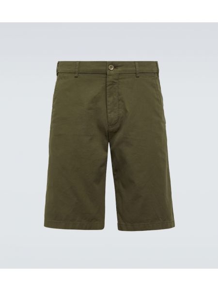Pamučne bermuda kratke hlače Loro Piana zelena