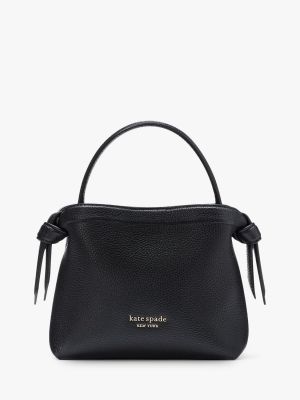 Кожаная мини сумочка Kate Spade New York черная
