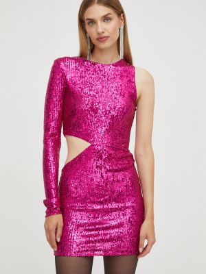 Uska mini haljina Patrizia Pepe ružičasta