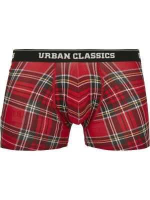 Kratke hlače s karirastim vzorcem Urban Classics Plus Size