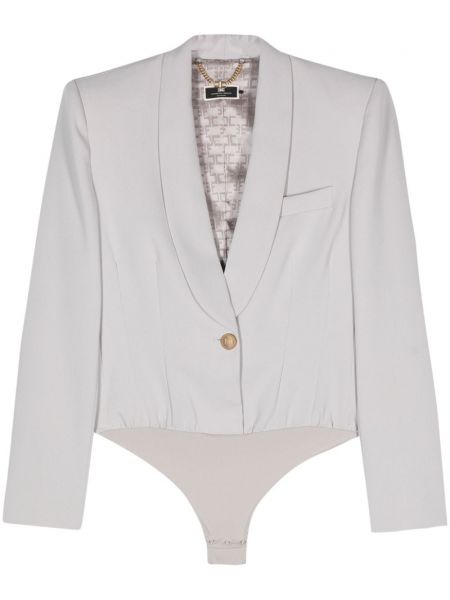 Krepp langer blazer Elisabetta Franchi