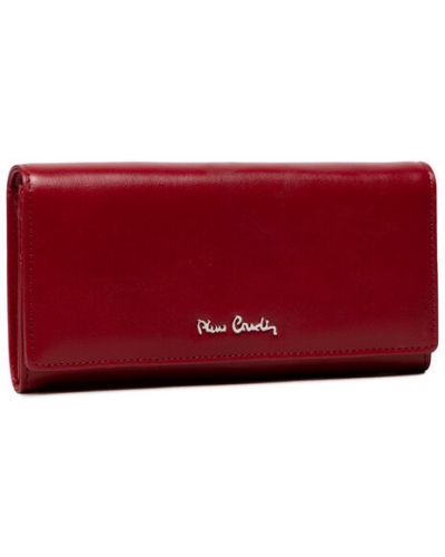 Czerwony portfel Pierre Cardin