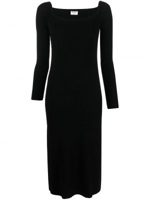 Πλεκτή μίντι φόρεμα Filippa K μαύρο