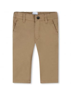 Pantaloni chino Boss Kidswear marrone