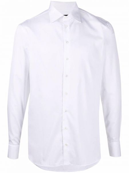 Koszula slim fit Giorgio Armani biała