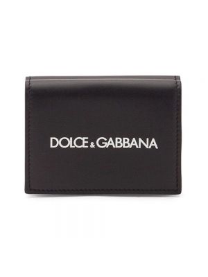 Portfel skórzany Dolce And Gabbana czarny