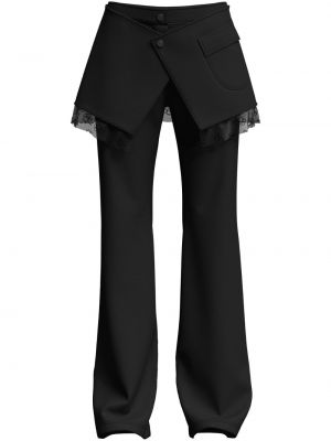 Pantalon large Margherita Maccapani noir