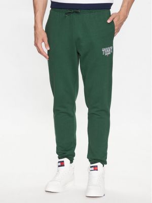 Pantaloni sport slim fit Tommy Jeans verde