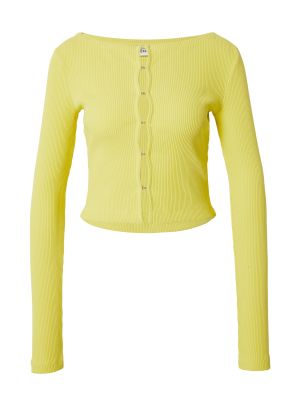 Cardigan Weekday jaune