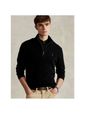 Sweter z wełny merino Polo Ralph Lauren czarny