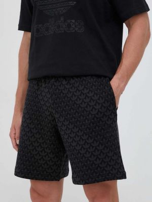 Pamut rövidnadrág Adidas Originals fekete