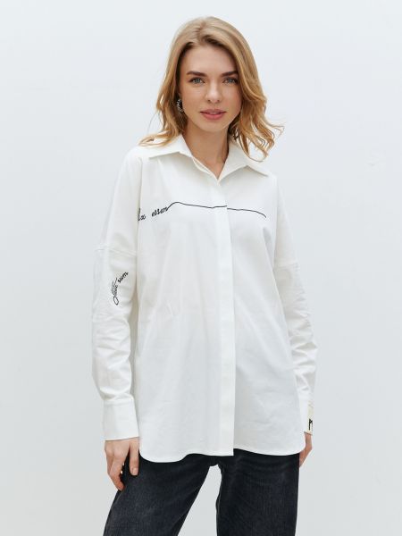 Бавовняна сорочка Ricamare біла