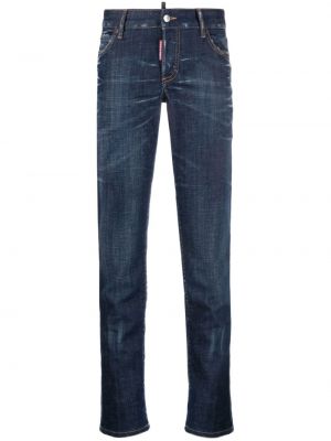 Jeans skinny taille basse Dsquared2 bleu