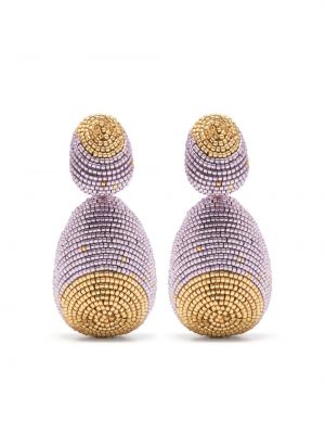 Boucles d'oreilles avec perles à boucle Susana Vega