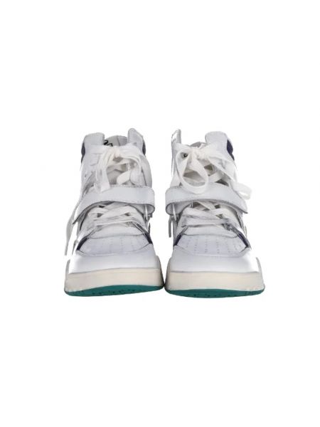 Sneakersy skórzane Isabel Marant Pre-owned białe