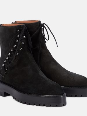 Ankle boots zamszowe Alaã¯a czarne