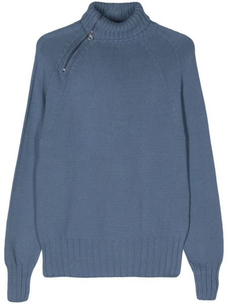 Памучен пуловер Gimaguas синьо