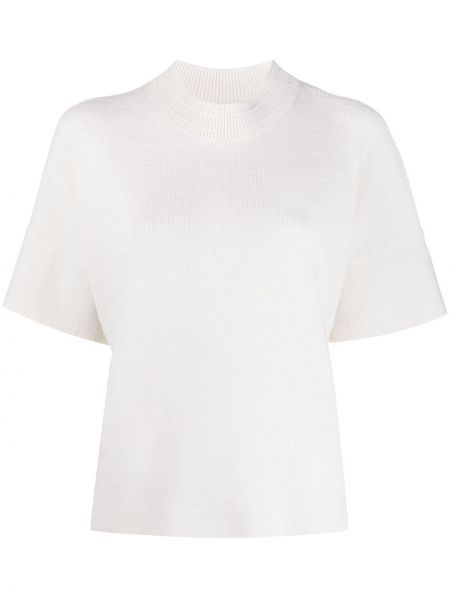 Camiseta de cuello redondo Barrie blanco