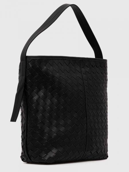 Чорна шкіряна сумка шопер Marc O'polo