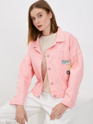Джинсовая куртка Fielsi, розовая