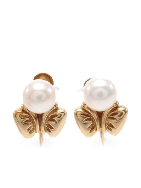 Boucles d'oreilles avec perles Christian Dior Pre-owned