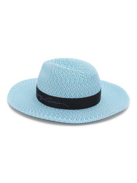 Шляпа Giorgio Armani голубая