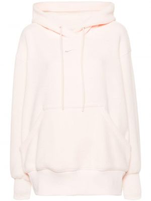 Fleece hoodie mit stickerei Nike pink