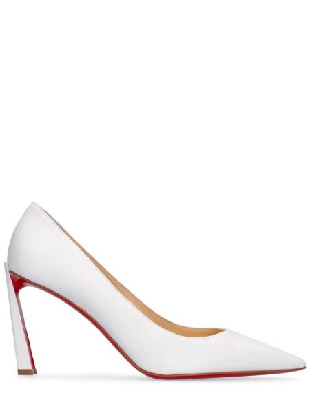 Pumps i läder Christian Louboutin vit