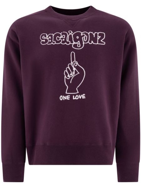 Sweatshirt Sacai mor