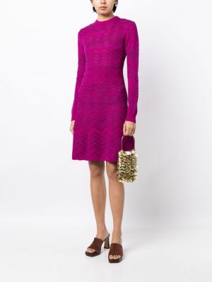 Midi šaty Missoni fialové