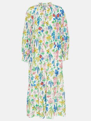 Viskózové hedvábné midi šaty s potiskem Diane Von Furstenberg
