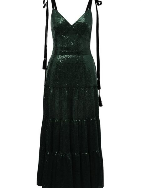 Зеленое платье с пайетками Yana Dress