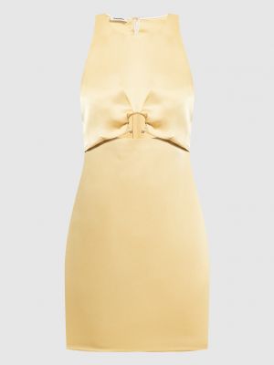Платье мини Nanushka желтое