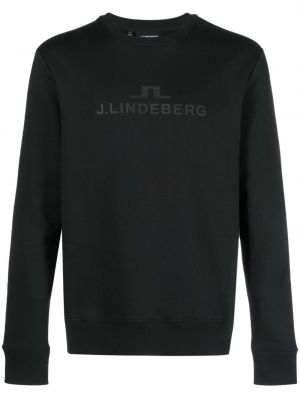 Bluza z nadrukiem J.lindeberg czarna
