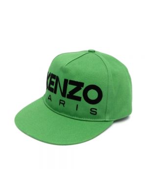 Zielona czapka z daszkiem Kenzo