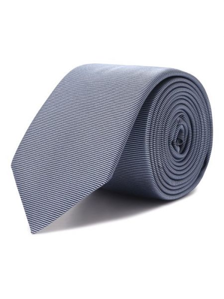Шелковый галстук Hugo голубой