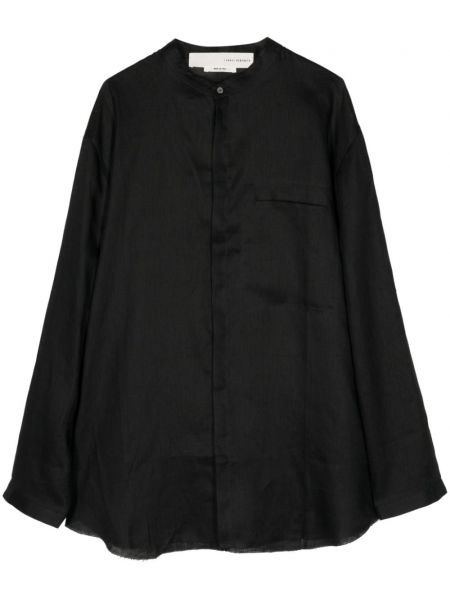 Lininė marškiniai Isabel Benenato juoda