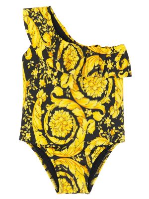 Uima-asut tytöille Versace Kids keltainen