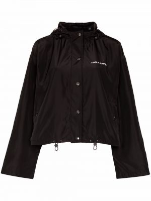 Повседневная куртка с капюшоном с принтом Daily Paper, черный