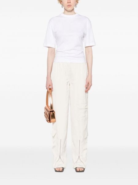 Medvilninis marškinėliai Calvin Klein balta