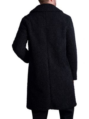 Пальто оверсайз Karl Lagerfeld черное