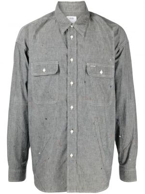 Camicia con stampa Visvim grigio