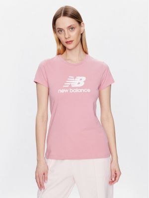Sportiniai marškinėliai New Balance rožinė