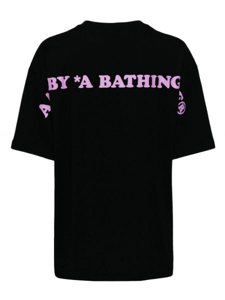 T-shirt aus baumwoll Aape By *a Bathing Ape® schwarz