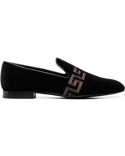 Loafers Versace, сzarny