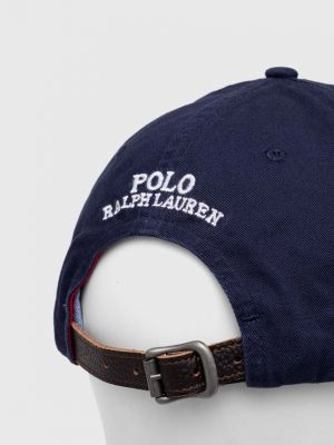 Bavlněný čepice s aplikacemi Polo Ralph Lauren