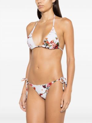 Bikini ar ziediem ar apdruku Osklen balts