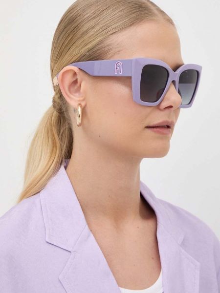 Фіолетові окуляри сонцезахисні Furla