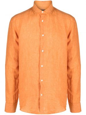 Ľanová košeľa Frescobol Carioca oranžová